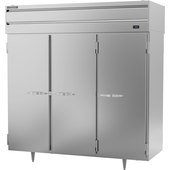 PRD3HC-1AS Beverage-Air, 78" 3 Solid Door Reach-In Pass-Thru Refrigerator, Prestige Plus Series