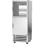 RID18HC-HGS Beverage-Air, 27" 1 Half Glass, 1 Half Solid Door Reach-In Pass-Thru Refrigerator