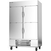 HBF49HC-1-HS Beverage-Air, 52" 4 Half Solid Door Reach-In Freezer, Horizon Series