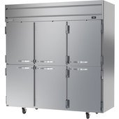 HF3HC-1HS Beverage-Air, 78" 6 Half Solid Door Reach-In Freezer, Horizon Series