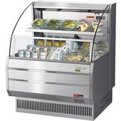 TOM-30LS-N Turbo Air, 28" Horizontal Open Display Case Merchandiser, Low Profile