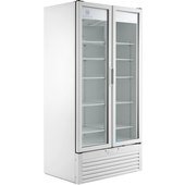 MT34-1W Beverage-Air, 40" 2 Swing Glass Door Merchandiser Refrigerator