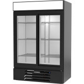 MMR45HC-1-B Beverage-Air, 52" 2 Slide Glass Door Merchandiser Refrigerator