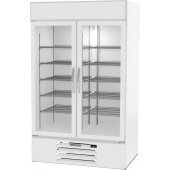 MMR44HC-1-W Beverage-Air, 47" 2 Swing Glass Door Merchandiser Refrigerator