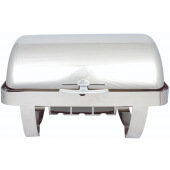 K2509-6 Spring USA, Full Size Stainless Steel Chafer w/ Roll Top Cover, Classic Series