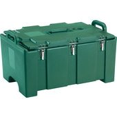 100MPC519 Cambro, 40 Qt Green Insulated Food Pan Carrier, 1-3 Pan Capacity