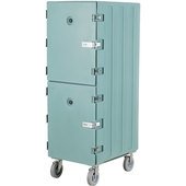 1826DTCSP401 Cambro, Slate Blue Tamper Resistant Insulated Sheet Pan Carrier w/ Casters, 24 Sheet Pan Capacity