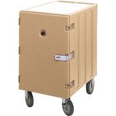 1826LTCSP157 Cambro, Tan Tamper Resistant Insulated Sheet Pan Carrier w/ Cutting Board, 13 Sheet Pan Capacity
