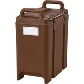 350LCD131 Cambro, 3 3/8 Gallon Insulated Soup Carrier, Brown