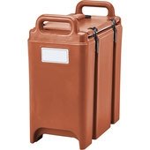 350LCD402 Cambro, 3 3/8 Gallon Insulated Soup Carrier, Brick Red