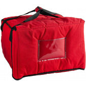GBPP518521 Cambro, 19" x 19 1/5" x 12" Premium Insulated GoBag® Pizza Delivery Bag, Red