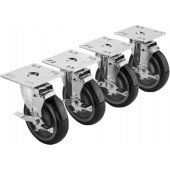 28-115S Krowne, 4" Plate Casters, Set of 4