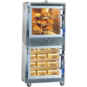 RO-1-WB Piper, 6,115 Watt Electric Rotisserie Oven w/ Warmer Base, 18 Bird Capacity
