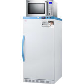 MLRS8MCLK-SCM1000SS Accucold, 23" MOMCUBE™ Freestanding Breast Milk Refrigerator / Microwave Combo w/ Storage Lockers
