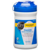 P43572 Sani Professional, Sani-Hands 150 Count Instant Hand Sanitizing Wipes (12/Case)