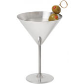 SW-1612-SS GET, 12 oz Stainless Steel Martini Glass (12/case)