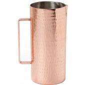 MM-160-WCPR/SS GET, 51 oz Stainless Steel Pitcher w/ Textured Copper Finish