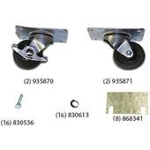 942288 True, Plate Casters 3" (set of 4) for Select True Models