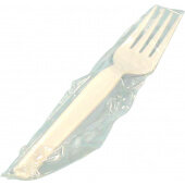 22551 Goldmax Poly-King, Individually Wrapped Medium Weight Plastic Forks (1,000/case)
