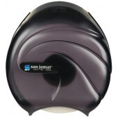 R2090TBK San Jamar, Oceans® Single Jumbo Roll Toilet Tissue Dispenser, Black