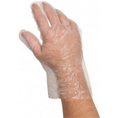 303363211 Handgards, Clear Disposable Powder Free Poly Foodservice Gloves, Small (1,000/case)