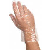 303363185 Handgards, Clear Disposable Poly Foodservice Gloves, Universal (2,000/case)