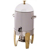 ALLEGCU1 American Metalcraft, 3 Gallon Allegro™ Stainless Steel Coffee Chafer Urn w/ Gold Trim