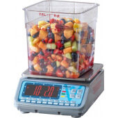 BRV-HP30 (58500) Edlund, 30 lb Bravo! Digital Portion Scale w/ Clearshield™ Cover, Programmable