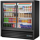 TVM-48SL-48-HC~VM01 True, 47" 2 Swing Glass Door Merchandiser Refrigerator