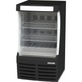 BZ13HC-B Beverage-Air, 30" Vertical Open Display Case Merchandiser, Black