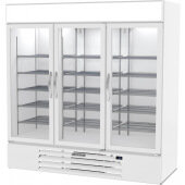 MMR72HC-1-W-WINE Beverage-Air, 3 Swing Glass Door Wine Merchandiser, Single Temp, 15 Shelves