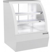 CDR3HC-1-W Beverage-Air, 37" Curved Glass Refrigerated Deli Display Case