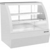 CDR4HC-1-W Beverage-Air, 49" Curved Glass Refrigerated Deli Display Case