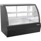 CDR5HC-1-B Beverage-Air, 60" Curved Glass Refrigerated Deli Display Case