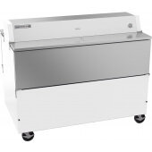 STF58HC-1-W Beverage-Air, 58" 2 Door Dual Sided Milk Cooler, 16 Crate Capacity