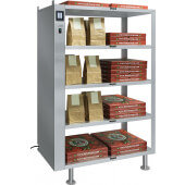 GRS2G-3920-5 Hatco, 43" Glo-Ray 2-Go Freestanding 5 Heated Shelf Food Warmer
