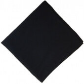 P-NAP-B-SPUN Monarch Brands, 20" x 20" Spun Polyester Napkins, Black (12/pk)