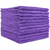PNP915101PU Monarch Brands, 16" x 16" Microfiber Cloth, Purple (12/pk)