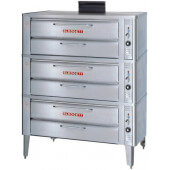 911P Triple Blodgett, 81,000 Btu Gas Pizza Oven, Triple Deck, Freestanding