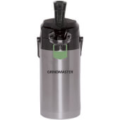 ENALG25S-10002 (7000-10002) Grindmaster, 2.5 L Glass-Lined Lever Top Coffee Airpot, Black (6/case)