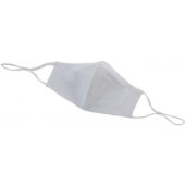 MSK-2WLXL Winco, White Adjustable 2-Ply Cotton Reusable Face Mask, L/XL (2/pk)