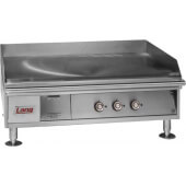 124TM Lang Manufacturing, 24" Marine Electric Countertop Griddle, Snap Action Controls, 208v, 12 kW