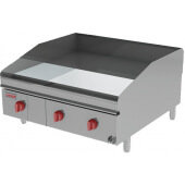 160ZTDC Lang Manufacturing, 60" Electric Countertop Griddle, Snap Action Controls, 208v, 30 kW