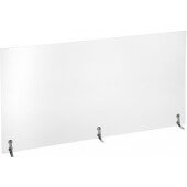 AG46 American Metalcraft, 46" x 24" Acrylic Top Mount Booth Guard