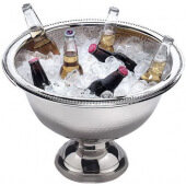HMPB20 American Metalcraft, 13 Qt Stainless Steel Punch Bowl w/ Hammered Finish