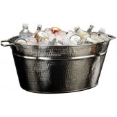 HMDOB19149 American Metalcraft, 25 Qt Stainless Steel Ice / Beverage Tub w/ Hammered Finish
