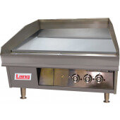 236S Lang Manufacturing, 81,000 Btu Countertop Gas Griddle, Solid State Controls, 36"