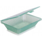 EC-18-JA GET, 9" x 6 1/2" x 2 1/2" Eco-Takeout's Reusable Food Container, Jade (12/pk)