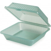 EC-10-1-JA GET, 9" x 9" x 3 1/2" Eco-Takeout's Reusable Food Container, Jade (12/pk)