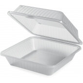 EC-10-1-CL GET, 9" x 9" x 3 1/2" Eco-Takeout's Reusable Food Container, Clear (12/pk)